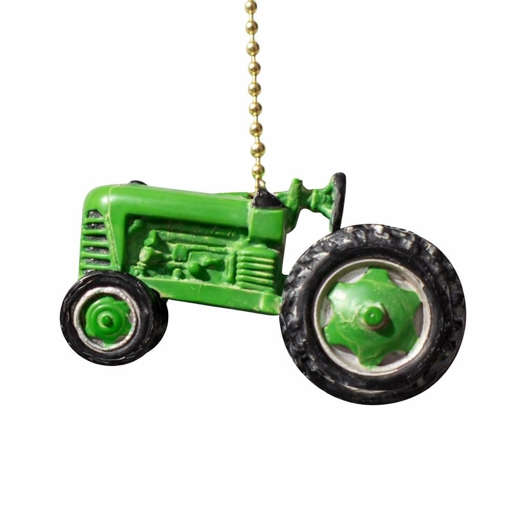 Clementine Designs Green Tractor Ceiling Fan Pull
