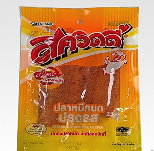 Squid Seasoned Roller Cuttlefish Classic Flavor - Squidy ,14 G (Pack of 2)