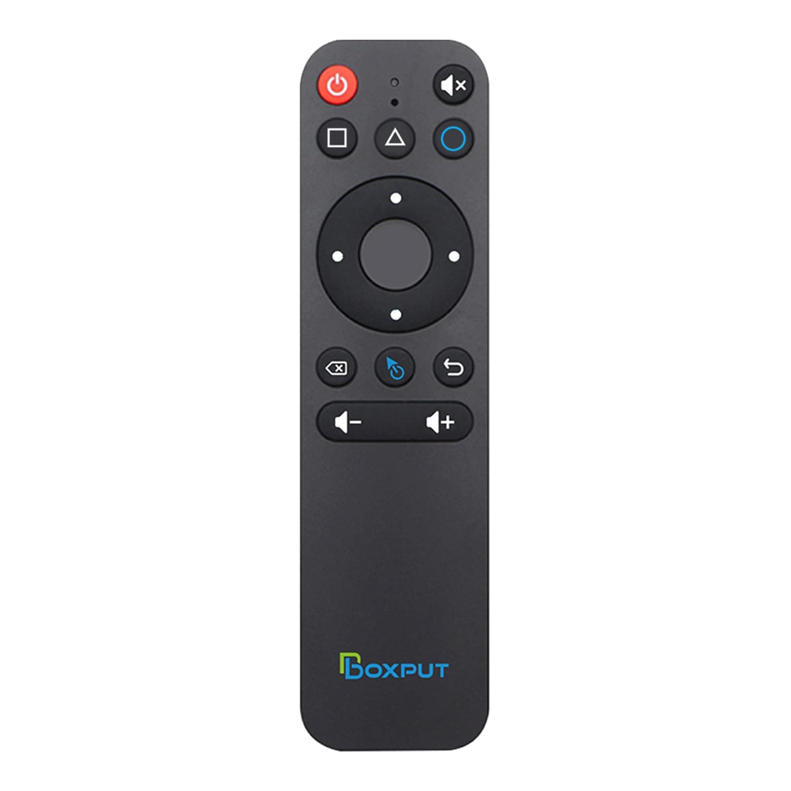 BPR1S Air Mouse Remote Control BT Voice Remote Control Supporting Full Infrared Learning, with 6-axis Gyroscope, Suitable for PC/Android TV Box/TV Stick/Set-top Box(Batteries are not included)