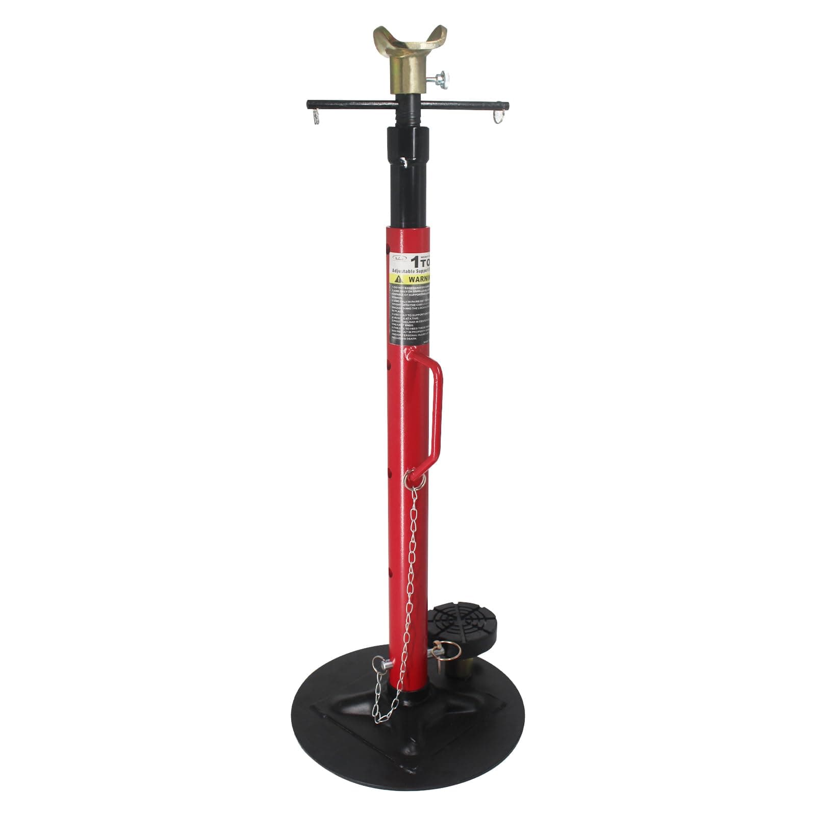 BESTOOL 1-Ton (2000Ibs) Underhoist Support Stand with Handle, Adjustable Height 30.7'' to 70.8'', Multi-Functional Topped Adapter, Easy Switching, Supporting Vehicle Components（US Patented）