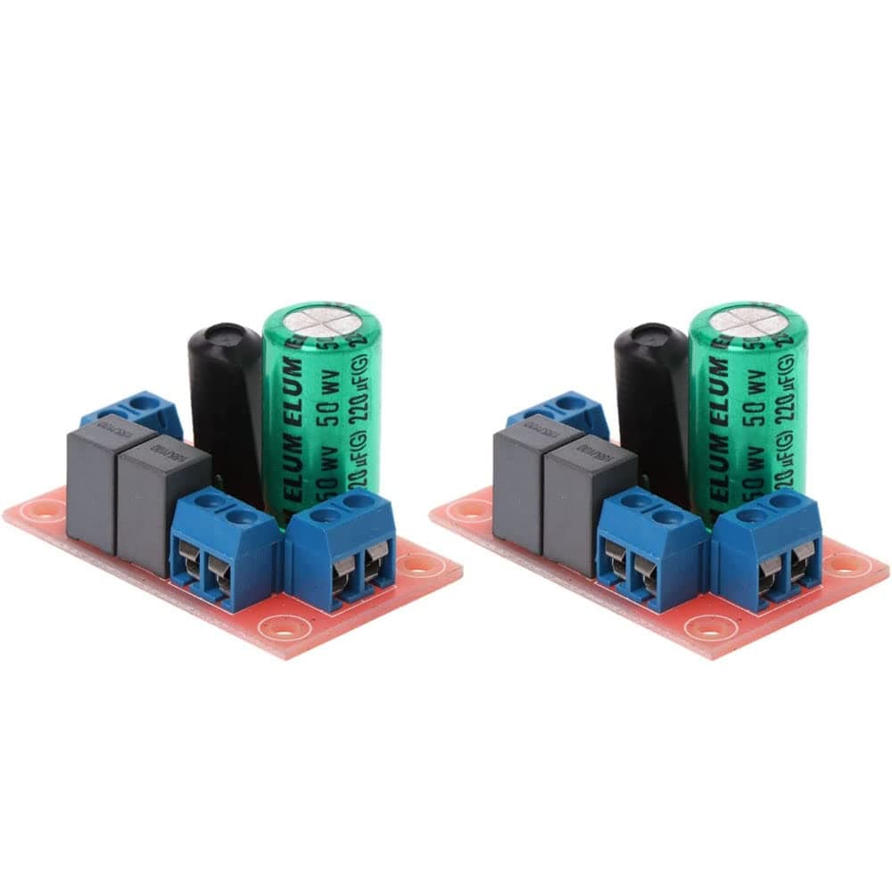 2pcs Ajustable Treble Bass 2 Way Audio Frequency Divider Speaker Crossover Filters