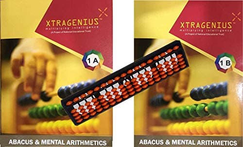 Xtragenius Abacus work Book (unsolved sums )Level 1 (Both A&B) with Free Abacus Kit