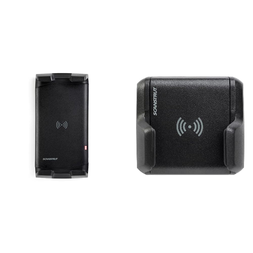 ScanstrutROKK Wireless Phone Charging Mount Bundle - 10W Active and Nano 10W Compact 12/24V