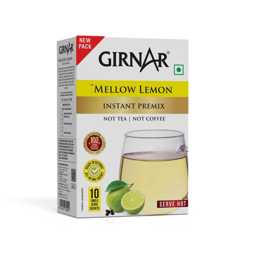 Girnar Instant Premix Mellow Lemon (10 Sachets) 15 gram
