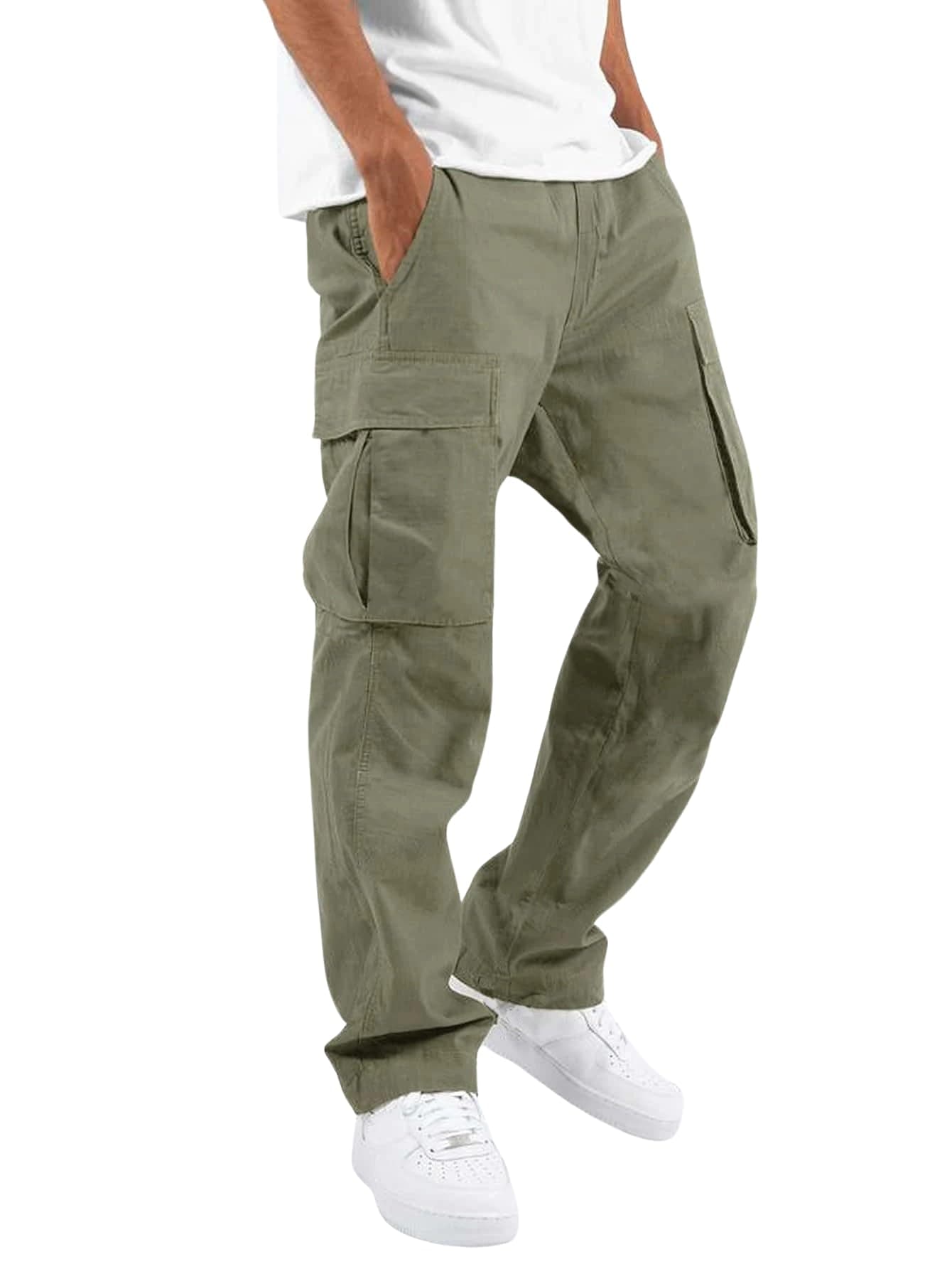 Cargo for Men || Cotton Cargo Pant || Drawstring Waist Pant (Also Available in Plus Sizes) (01-04)