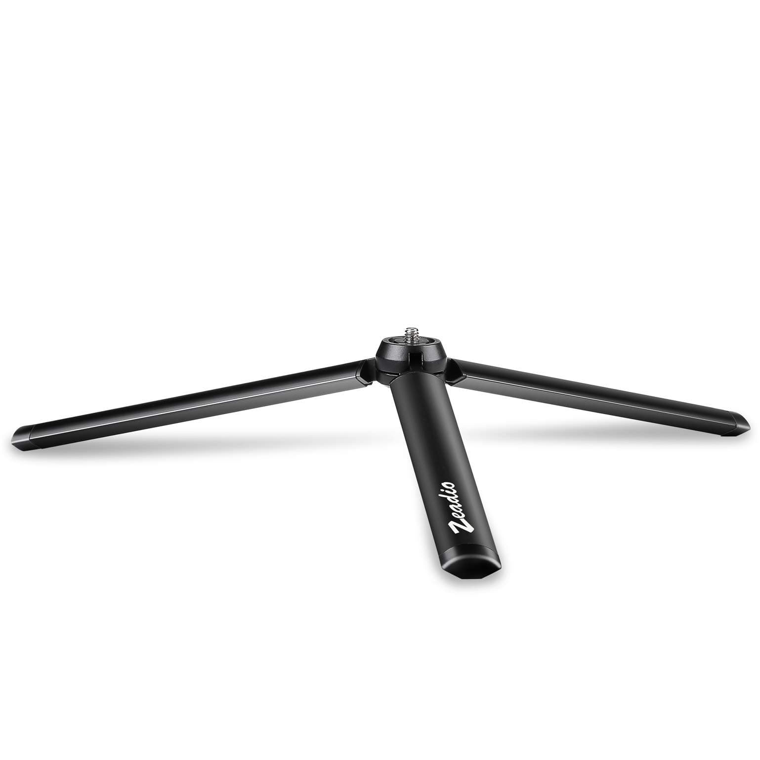 Metal Mini Tripod, Desktop Tabletop Stand Tripod with 1/4 Inch Screw for Smooth 4, Crane Plus, Crane 2, Osmo Mobile, Ronin-S, Vimble 2, Gimbal Handle Grip Stabilizer and All Cameras