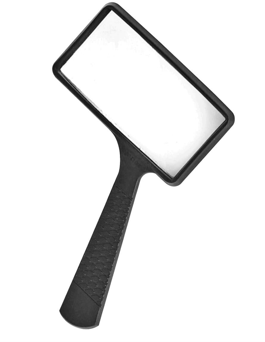 Rectangle 4X Magnifying Glass