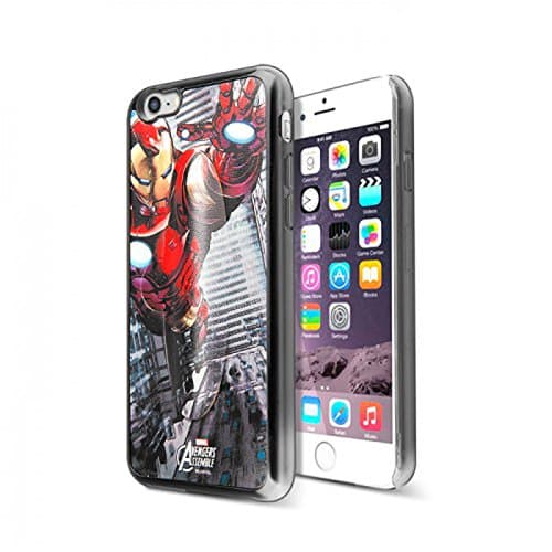 Chabel Tok Case Marvel Avangers Assemble PU Back Cover Case [Marvel Ironman] with Fashion Tok Stand for Apple iPhone 6 + Plus (5.5")
