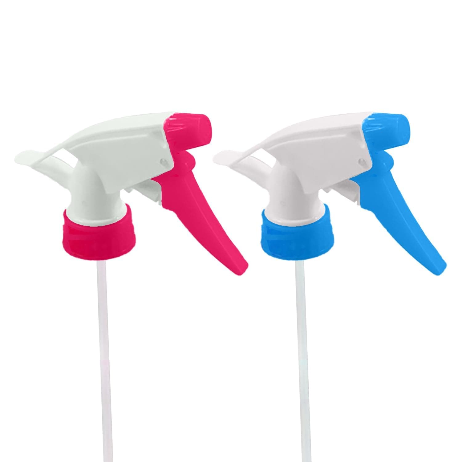 Replacement Spray Bottle Nozzle - Heavy Duty Mist/Stream Spray Bottle Cap, Cleaning Pump Sprayer Head, for Auto/Car Detailing, Window Cleaning and Janitorial Supply, Random Color, Pack of 2
