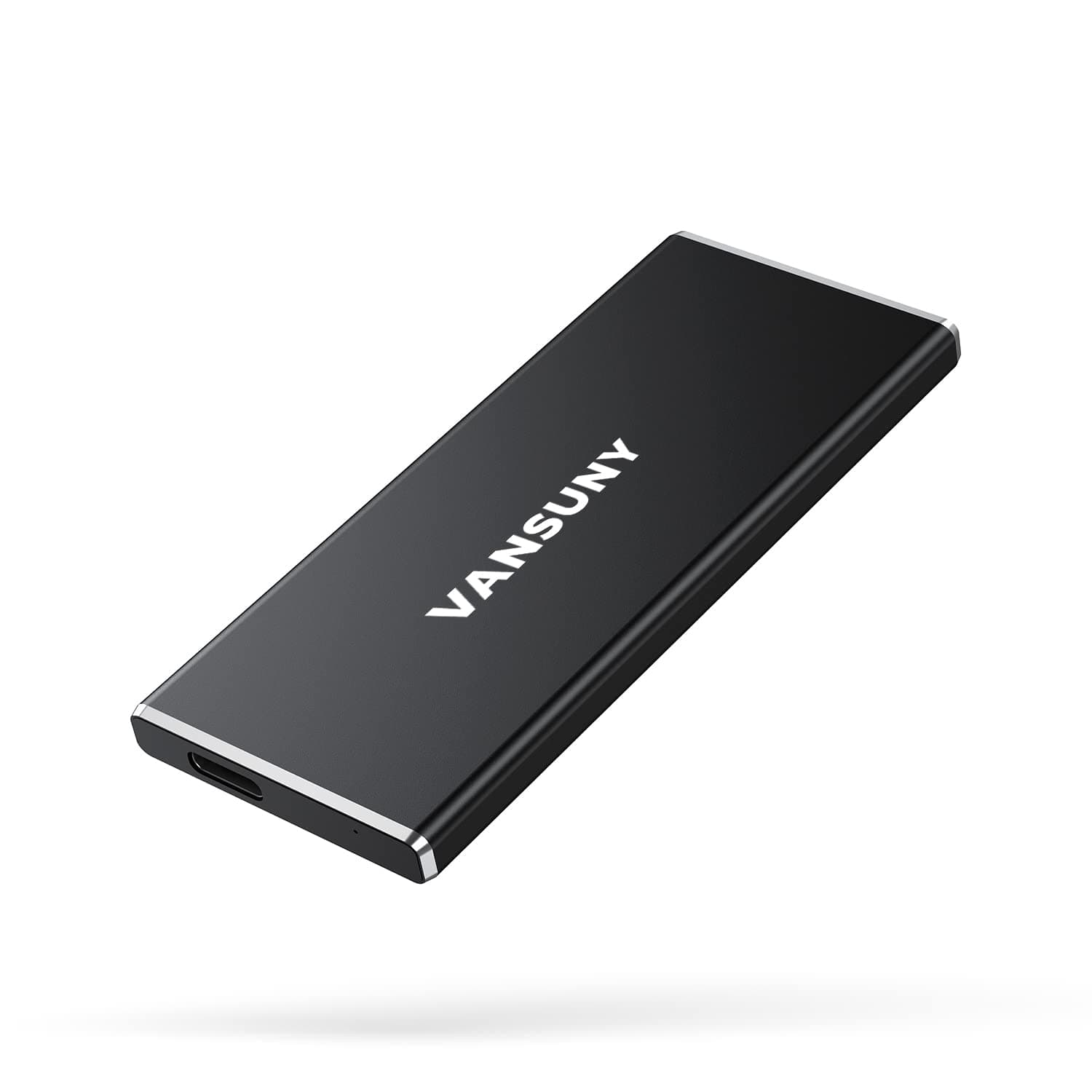 1TB Portable External SSD, USB 3.1 Gen2 500MB/s High-Speed Data Transfer, Metal USB C Mini Portable External Solid State Drive for PC, Laptop, Phones and More