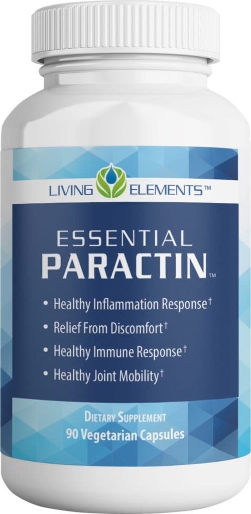 Essential Paractin - Inflammation, Pain, Joint, Back, Skeletal Supplement with Published Human Clinical Studies - 90 Vegetable Capsules