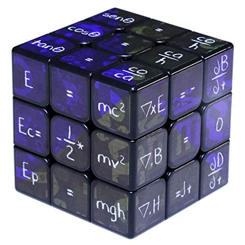 Math Cube 3x3,Warina Educational Cube,Speed Cube,Puzzle 3x3,Updated UV Printed Version,Stickerless, More Durable.