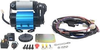 CKMA12 High Output 12V Air Compressor System Single Motor Replacement for Tire Inflating and Air Locker Differentials