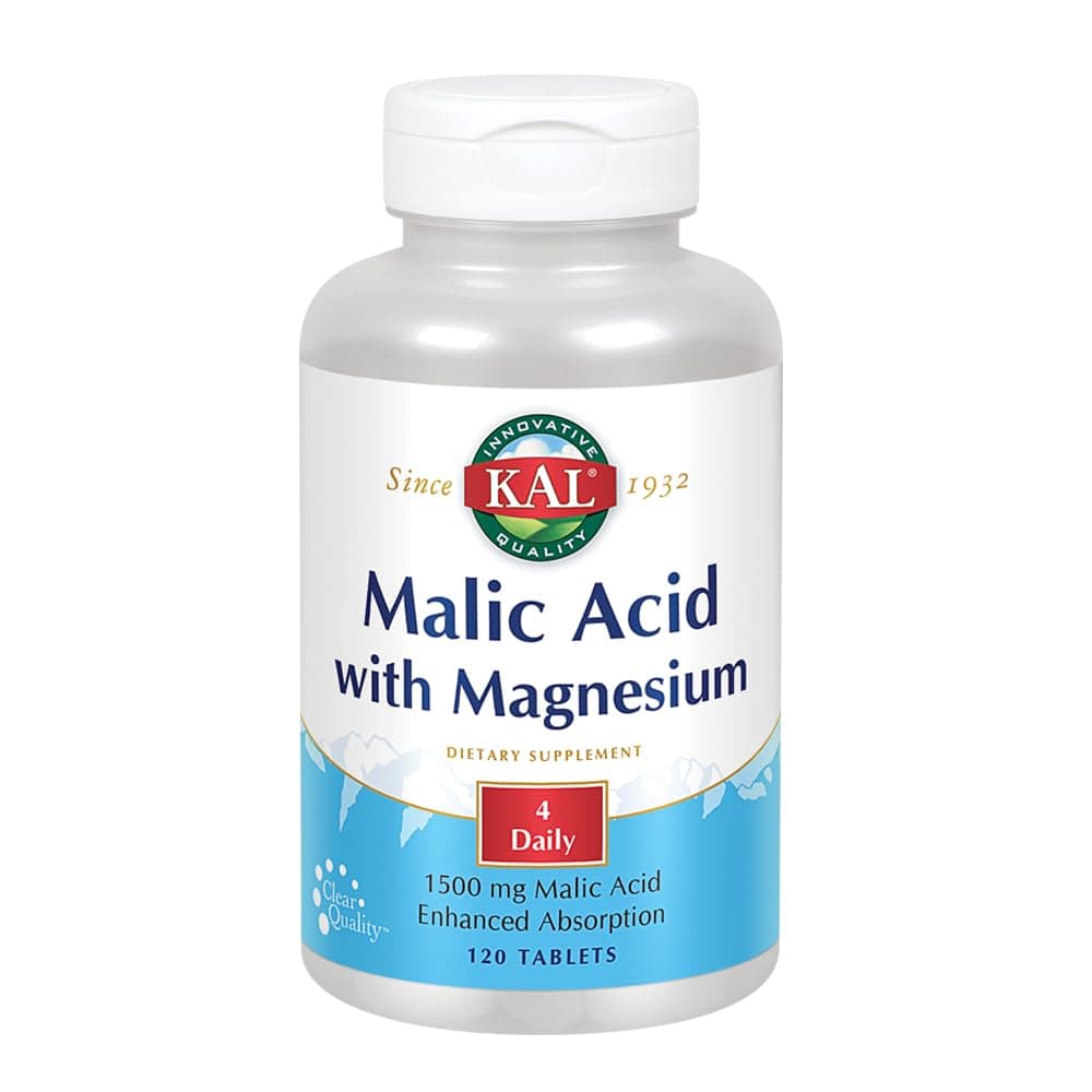 Kal Malic Acid with Magnesium Tablets - 120 Tabs, 52302