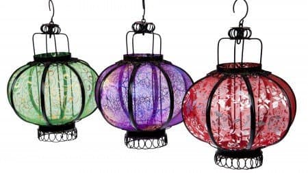 Japanese Style Decorative Hanging Lantern (Red)