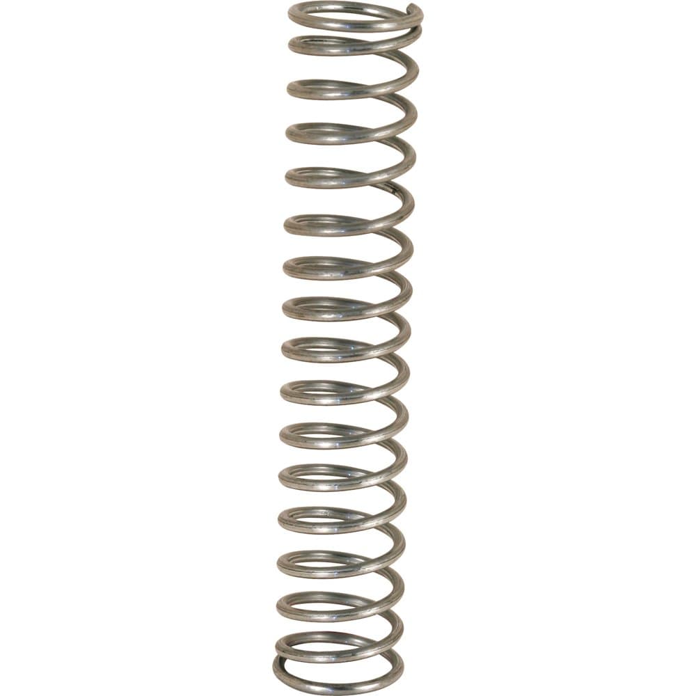 Prime-Line SP 9712 Compression Spring, Spring Steel Construction, Nickel-Plated Finish, 0.051 GA x 9/16 In. x 3 In. (2 Pack)