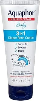Diaper Rsh Crm H Size 3.5z Aquaphor Diaper Rash Cream Healing 3.5z