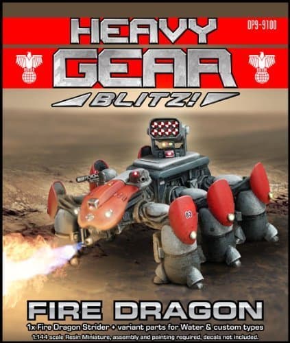 Heavy Gear Blitz: Southern - Fire Dragon Strider