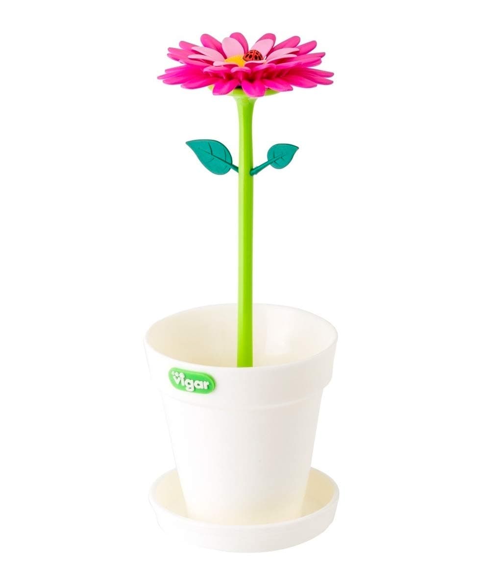 Vigar Toothbrushes, PP, White, 8.5 x 8.5 x 23 cm