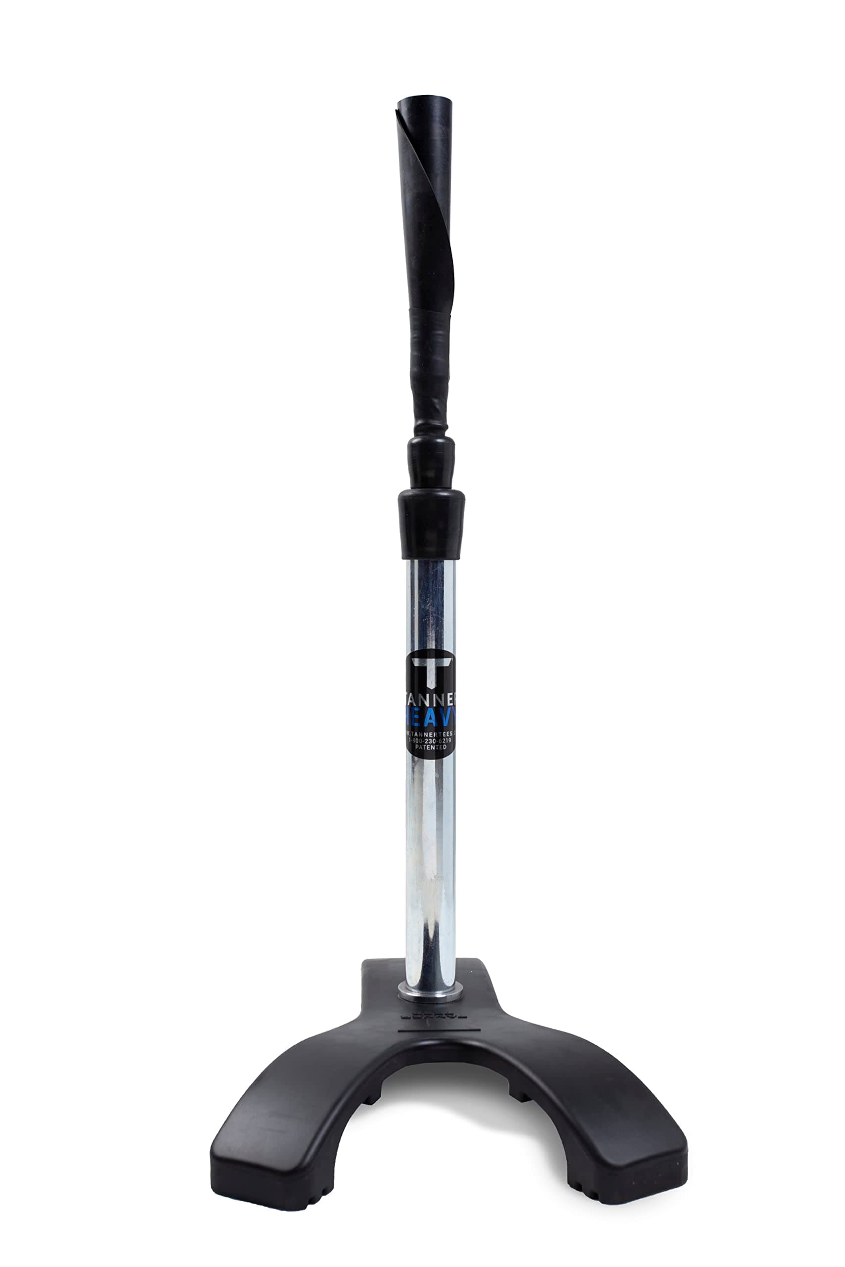 Heavy Batting Tee | Ultra Durable Baseball Tee Softball Hitting Tee with Weighted “Claw” Base for Ultimate Stability on Uneven Surfaces | Adjusts from 26-43"| Baseball Softball Slow Pitch