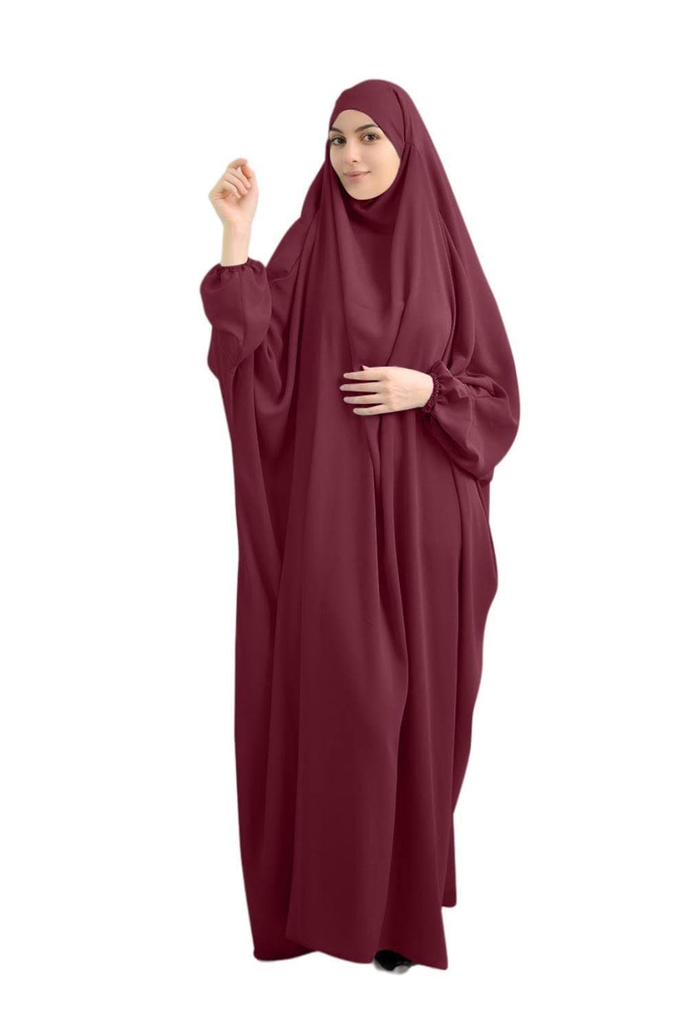 Women Muslim Dress Ramadan One Piece Prayer Garment Hijab Hooded Abaya Dubai Full Cover Islam Robe African Turkey Caftan
