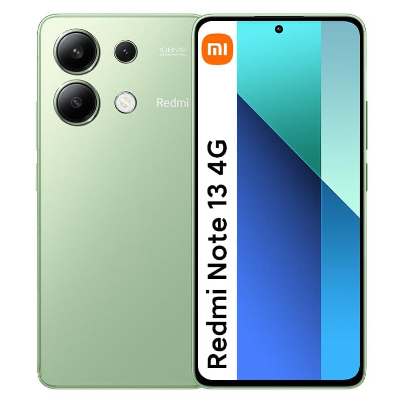 XiaomiRedmi Note 13 4G lte (for tmobile Mint Tello & Global) 128Gb + 6Gb 6.67 108mp Triple Global Bands Unlocked (Mint Green Global ROM)