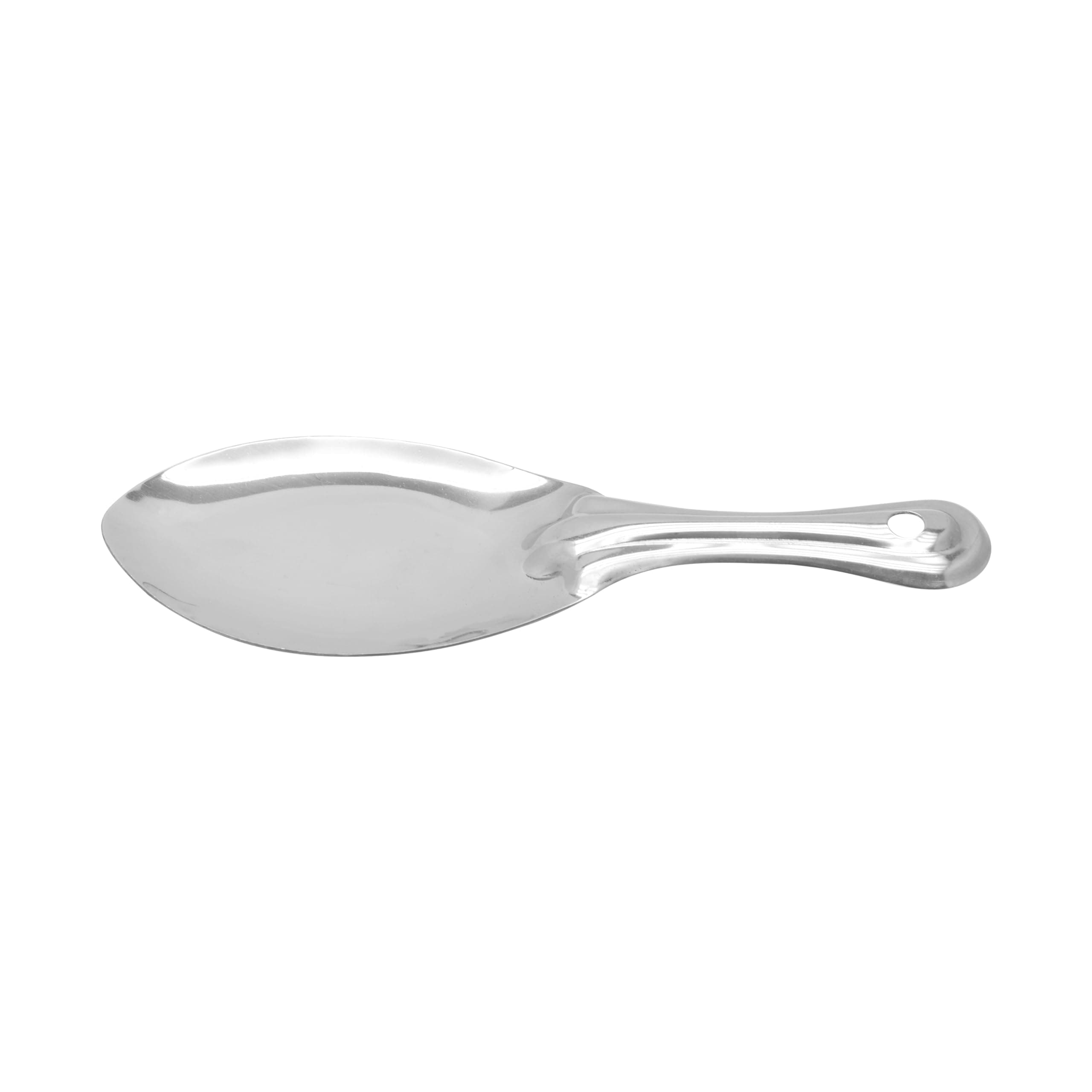 RAJ STEEL RICE SERVING SPOON, 25.5 CM , SILVER, RSSD04, Rice Server , Dessert Server , Cake Server , Panja Spoon