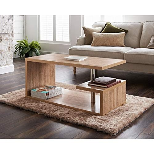 Hampton Oak Effect Stunning Design Coffee Table Living Room Decor