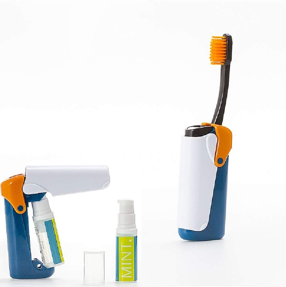 Banale Travel Toothbrush and Paste Set Orange