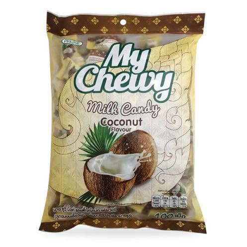 My ChewyMilk Candy, Soft Chewy Candy 100 tablet, Size 360g (Coconut)