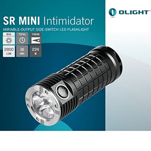 Olight SR Mini Intimidator 3xCREE XM-L2 2800lm LED Flashlight