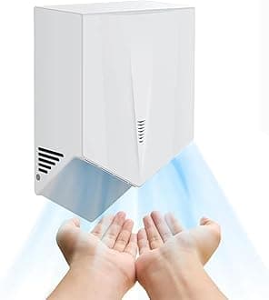 Carepure New Shape Automatic Jet Hand Dryer (White)