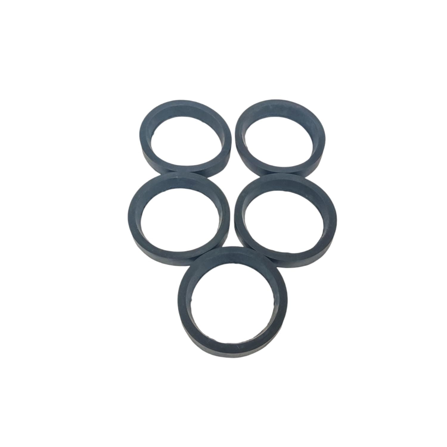 Rubber Sealing Gasket Ring Set |Heavy-Duty Leak-Proof Replacement Washer | Durable Industrial Rubber Seal Rings for Pipe Sprinkler Fittings & Connectors - Pack of 40(Black, Double Stap 2.5")