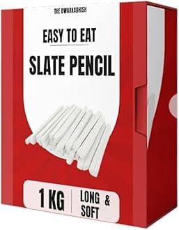 Slate Pencils Box | Premium Natural Slate Sticks with Earthy Texture | Non-Toxic, Safe Chalk Sticks (half kg)