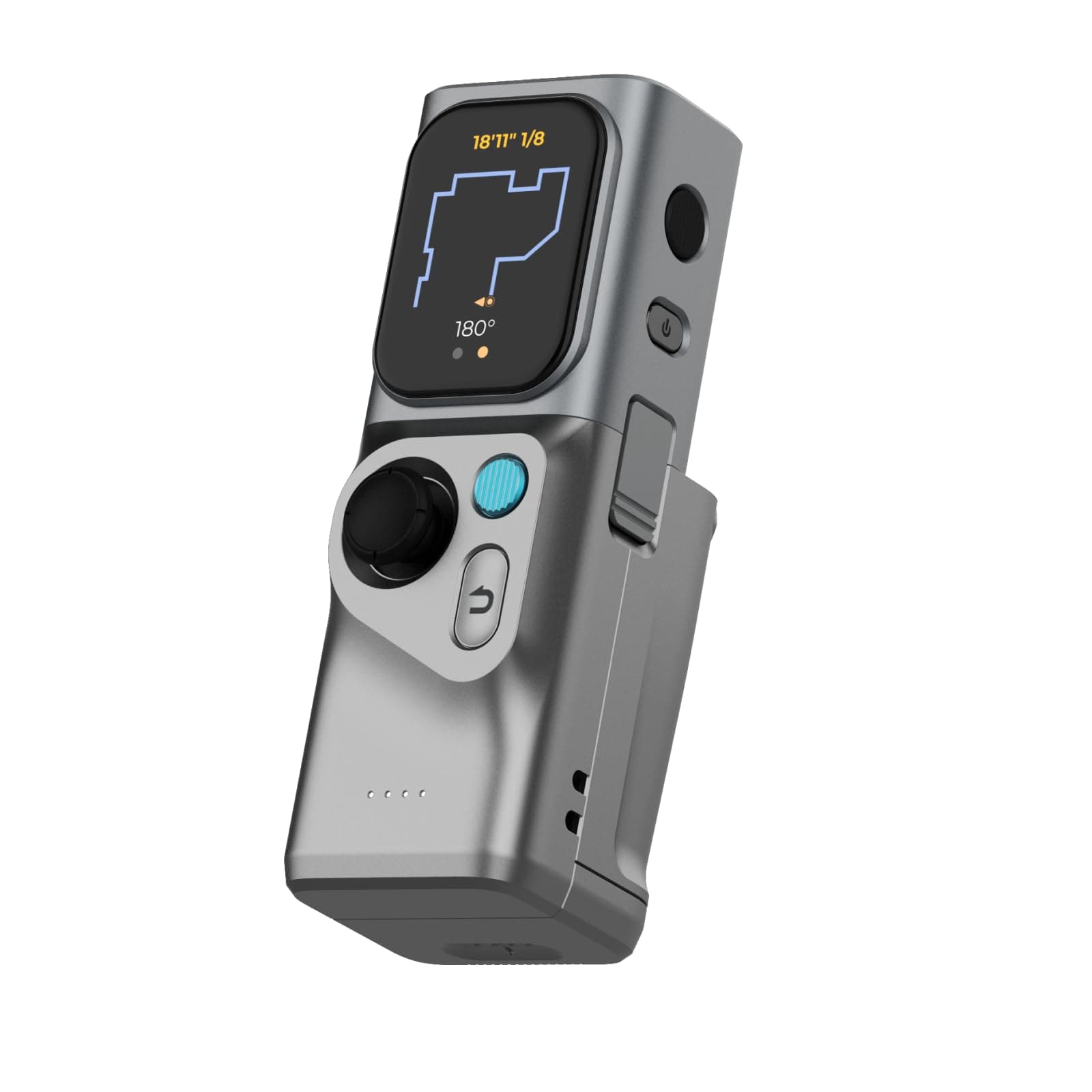 HOZO M-Cube Laser Measuring Tool Smart Planner Combo,164ft/50m,±1/16 inch Accuracy,360° Joystick for Capturing Floorplans from Any Angle, One-Tap Button for Precise Edge and Corner Measurements