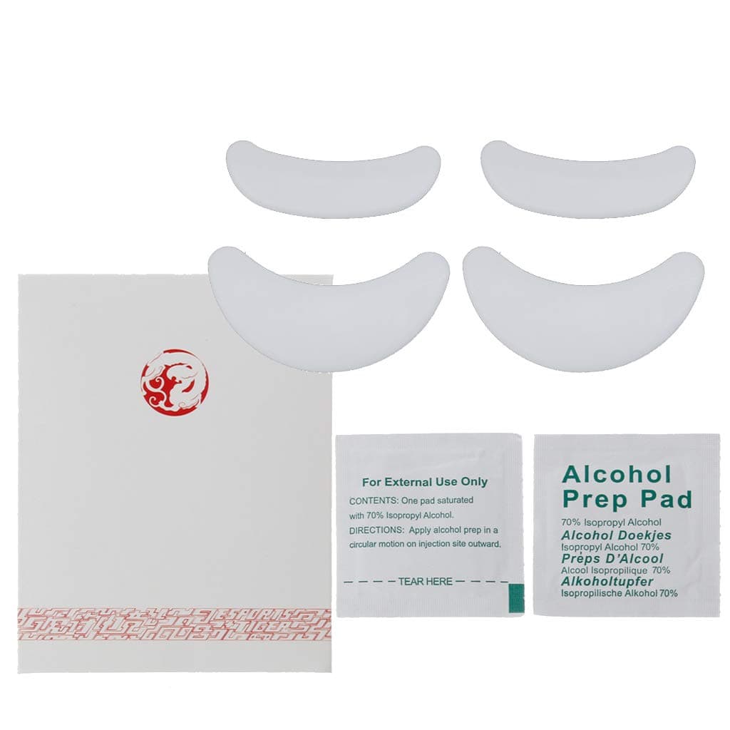 CUCUDAI 2 Sets/Pack Tiger Gaming Mouse Feet Mouse Skate for Zowie ZA12 ZA11 FK AM White Teflon Mouse Glides Curve Edge