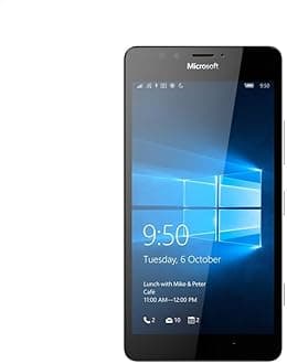 Microsoft Lumia 950 Dual Sim 32Gb 4G Lte Smartphone Factory Unlocked International Version With No Warranty White