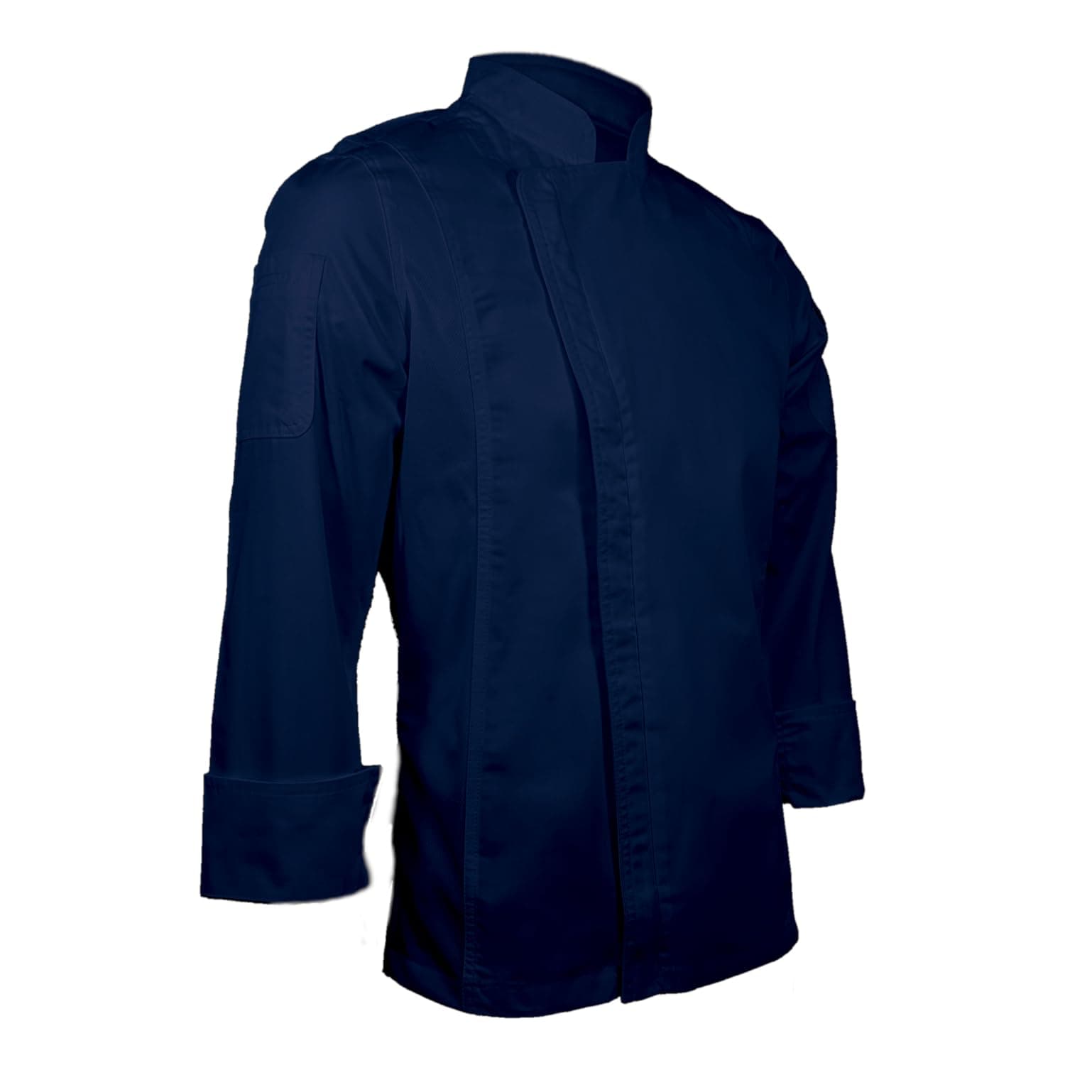 Long Sleeve William Chef Coat, Modern Zipper Chef Jacket