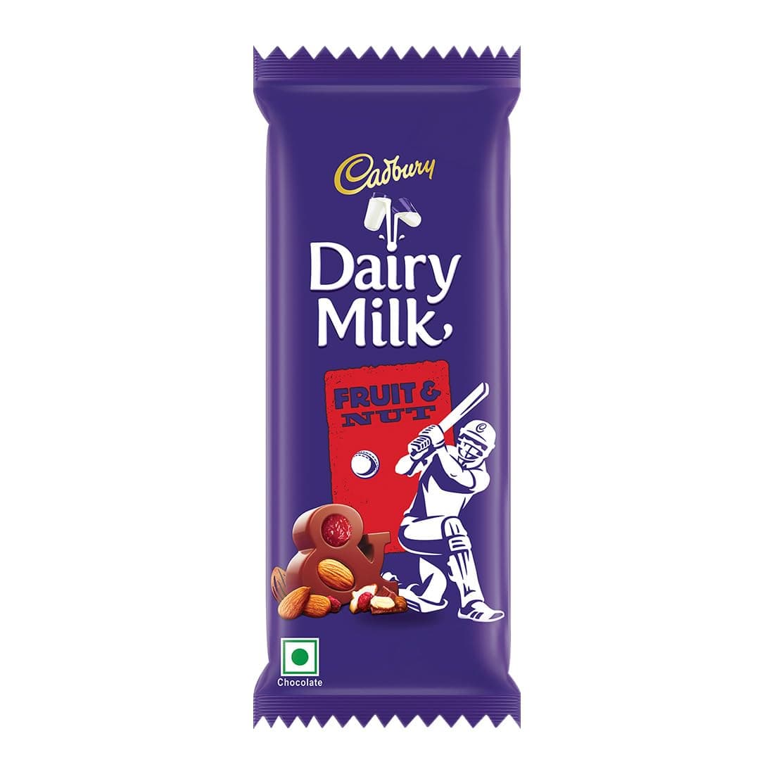 Dairy Milk Fruit And Nut Chocolate Bars, 75 Gm