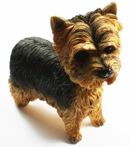 Dog Studies - Walkies Range Yorkshire Terrier Figurine, by Leonardo, Designed in England, Gift Boxed, Size 12cm long x 9cm tall