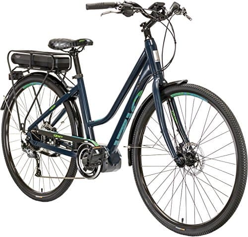 E3 Path Plus 700C Women's Step-Thru Leisure Electric Bike with 250W Shimano STePS Mid-Motor and 36V, 418Wh Lithium Battery, 2018 Model