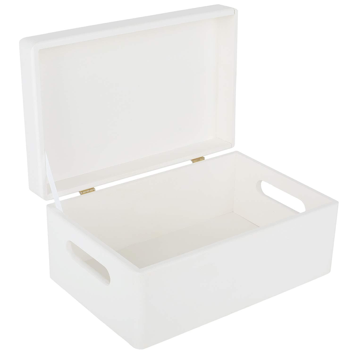 Large Wooden Box With Handhold