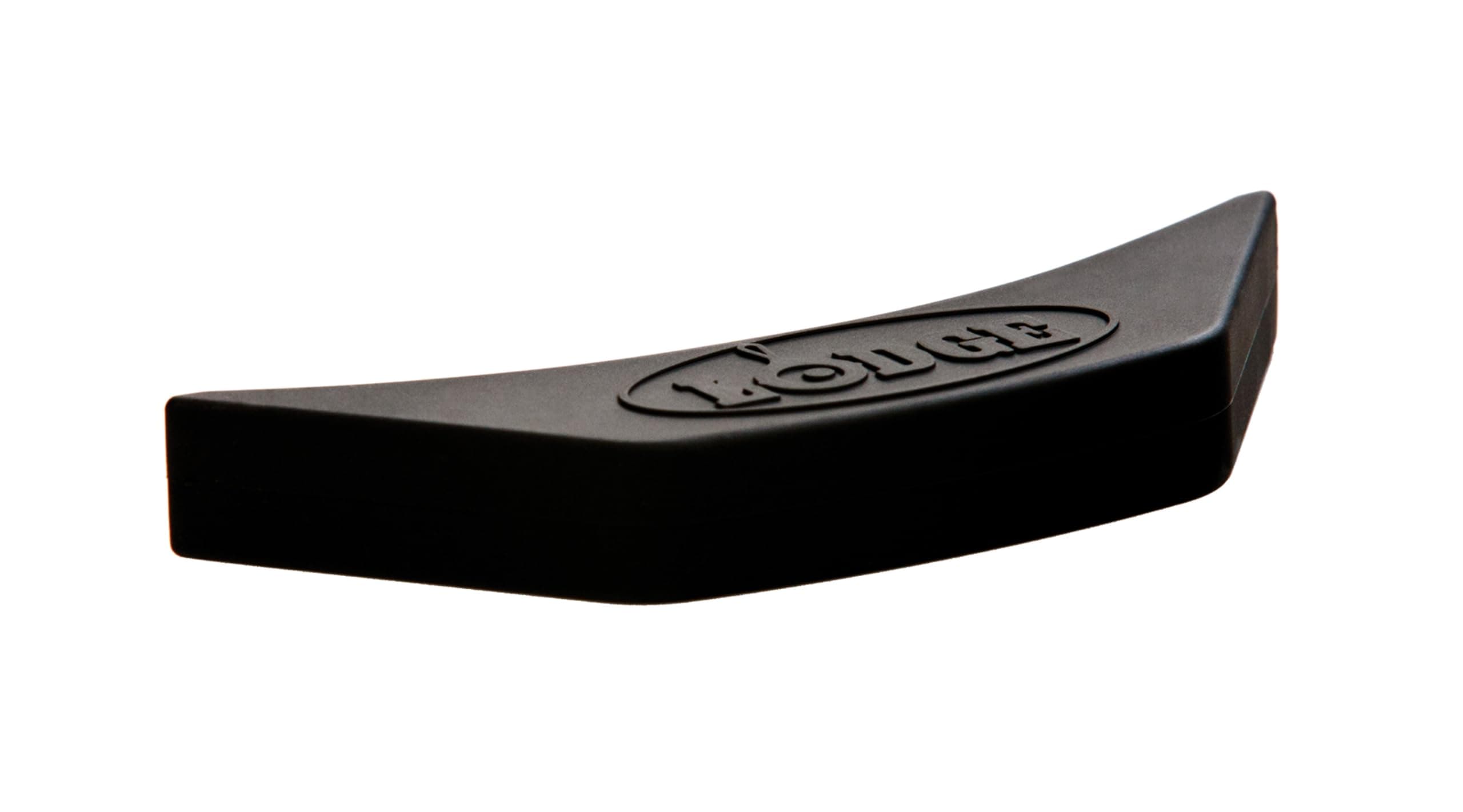 Silicone Assist Handle Holder - Dishwasher Safe Hot Handle Holder Designed for Traditional Cast Iron Dual Handle Products - Reusable Heat Protection Up to 450° - Black