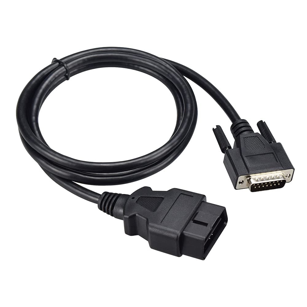 5ft OBDII OBD2 Main Cable for Cen-Tech Scanner Models 98614 99722,15 pin Male to 16 pin Male OBD Cable Adapter Diagnostic Extender Cord