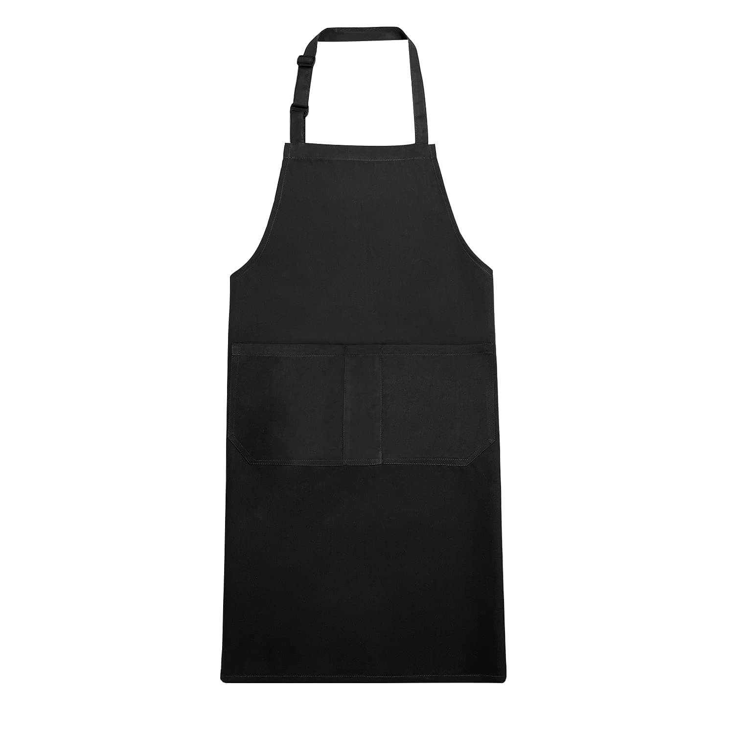 Apron for Women Men with 2 Pockets, Adjustable Kitchen Chef Apron,BBQ Restaurant Apron for Cooking Baking Gardening