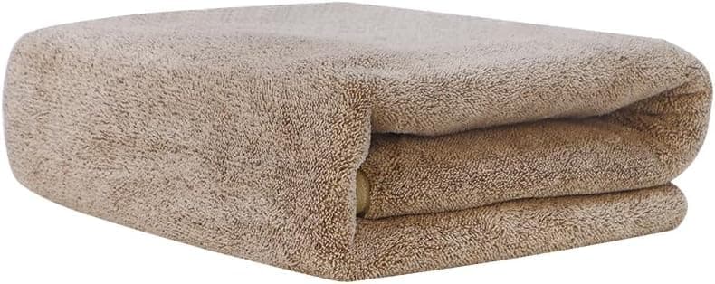 MYLSMPLE Luxury Microfiber Extra Large Bath Towels Beach Bath Sheets Fast Drying Towels Soft Absorbent Towels (36 Inch X 72 Inch) (Star Khaki, 36 Inch X 72 Inch)