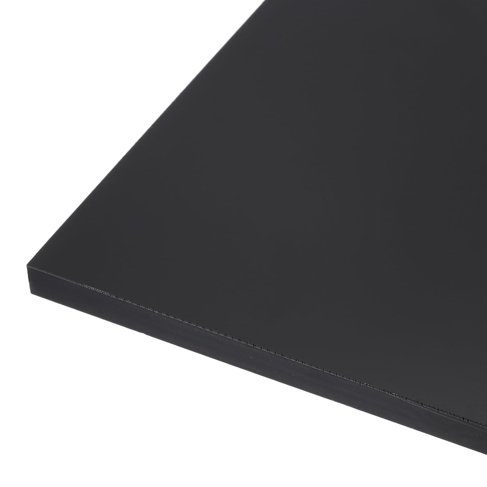 12" x 6" x 1/2" HDPE Plastic Sheet, High Density Polyethylene Sheet Cutting Board Black Solid Block, [for DIY, Home Floor]