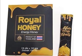 Natural Honey Paste Box of 10 X 15g Sachets Great for Men - for Active Men