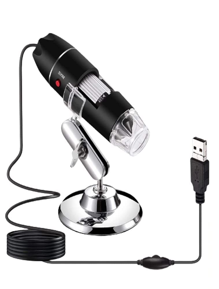 50X to 1000X 8LED USB 3D Digital Microscope Endoscope Magnifier PC Video Camera with Stand