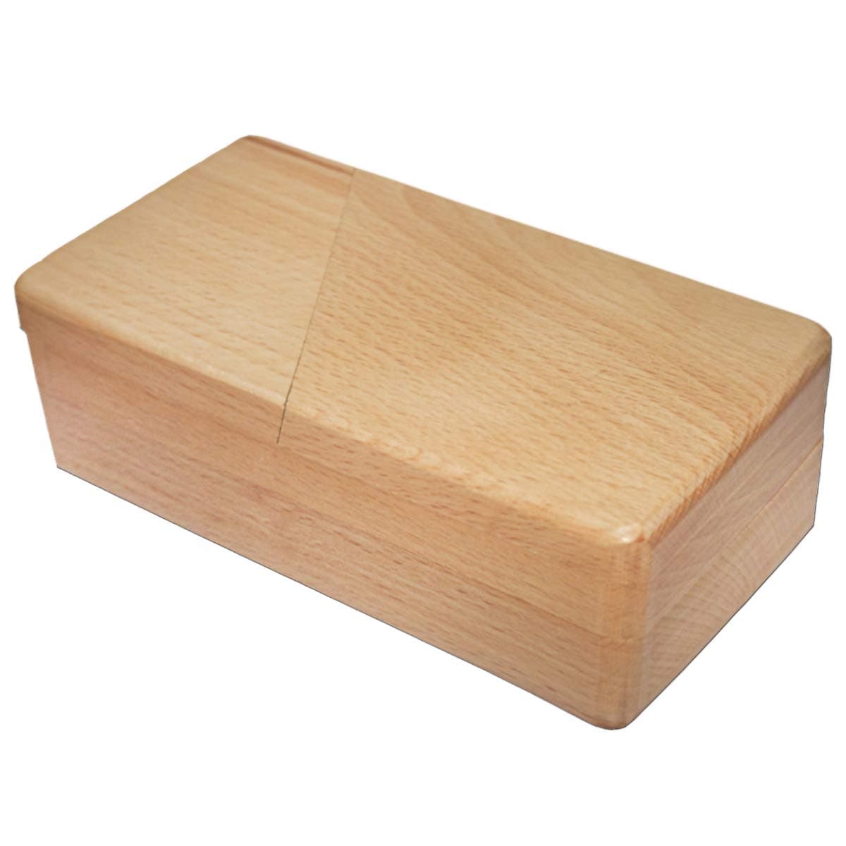 DC-BEAUTIFUL Impossible Puzzle Box 3D Brain Teaser Toy for Adults, Original Color Surprise Wooden Magic Box Gift Secret Box for Party Favor Birthday